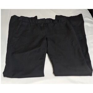 J.Crew Dress Pants Womens 6T Black Excellent Super 120s Wool City Fit Tall